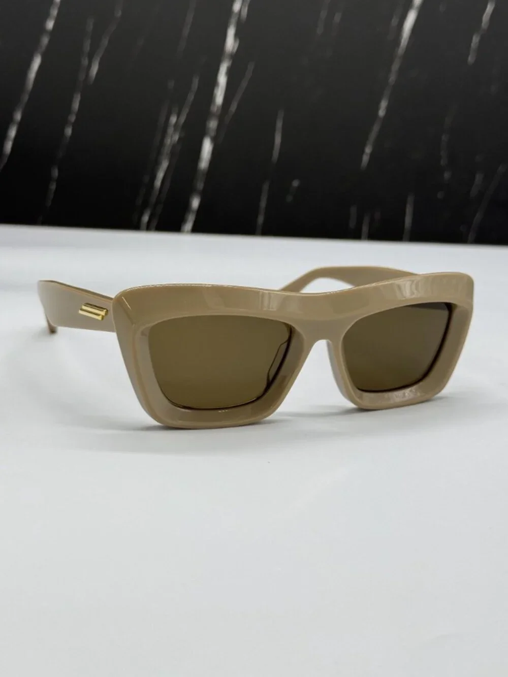 NEW BOTTEGA VENETA BV1283S 003 WOMEN BROWN SUNGLASSES